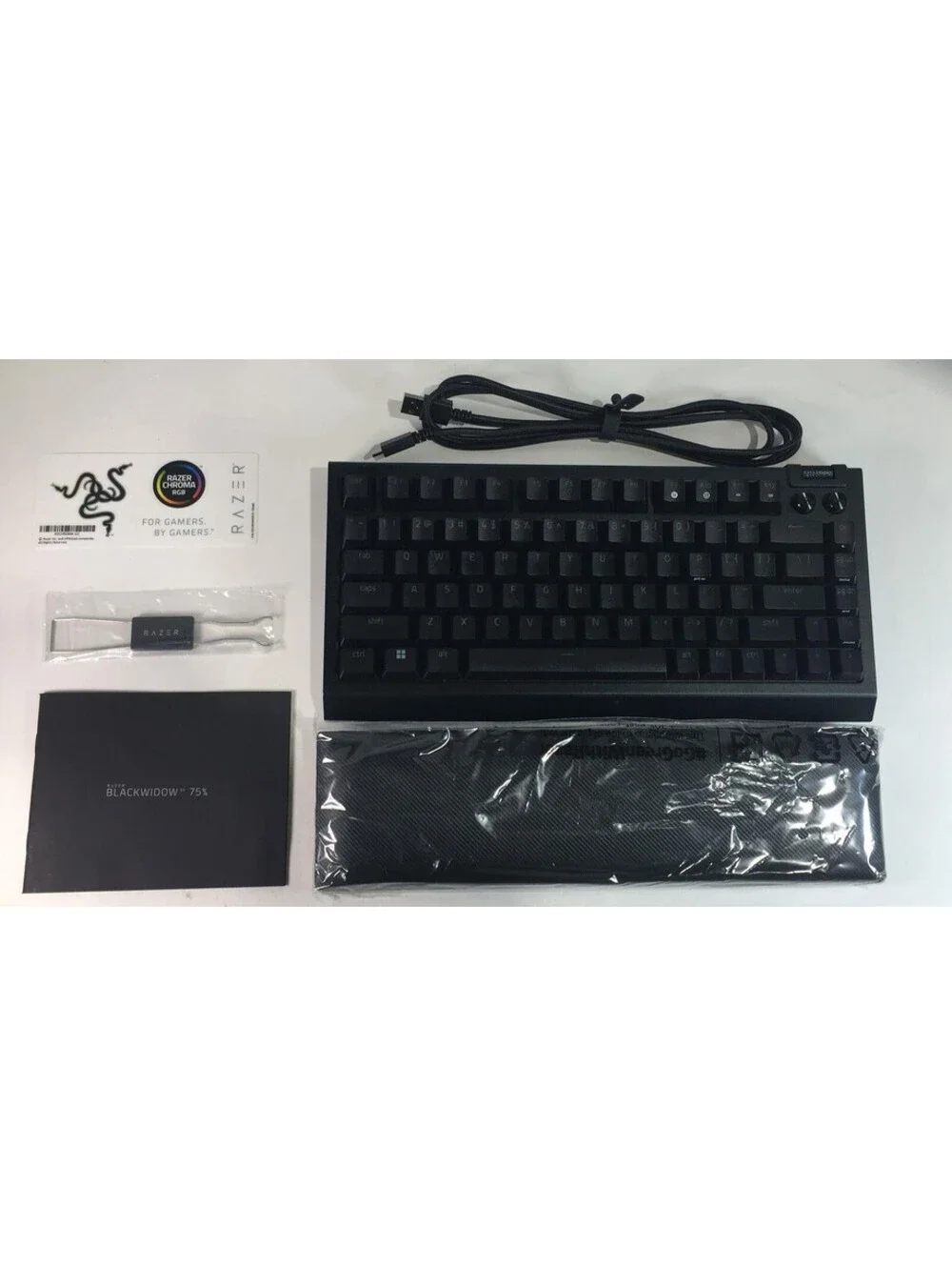 Razer Blackwidow V4 75% Hot-Swappable Mechanical Gaming Keyboard OPEN BOX